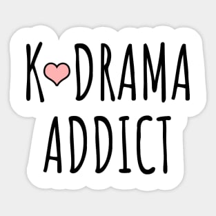 K-Drama Addict Sticker